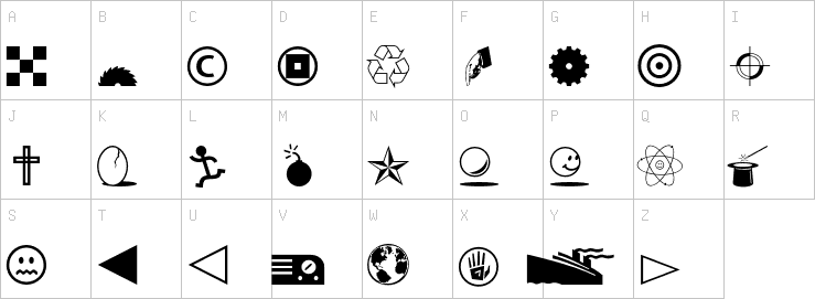 Uppercase characters
