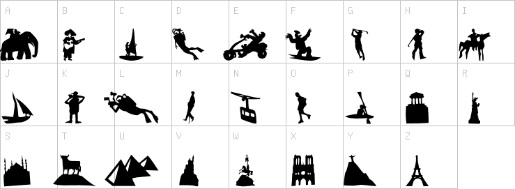 Uppercase characters