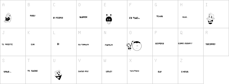 Uppercase characters