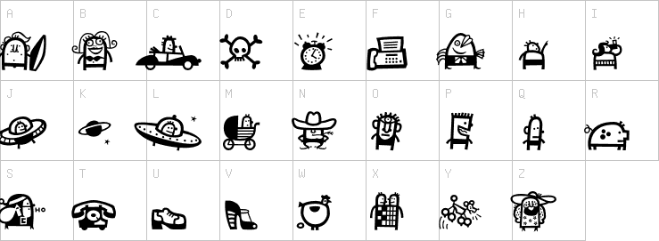 Uppercase characters