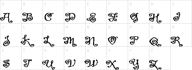 Uppercase characters