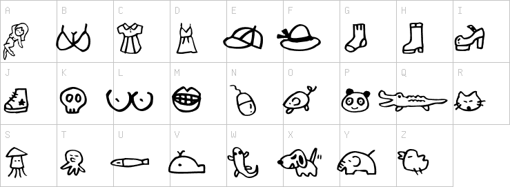Uppercase characters