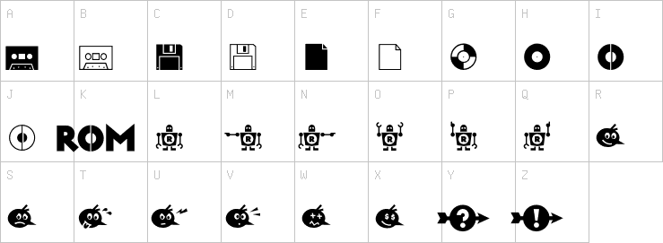 Uppercase characters