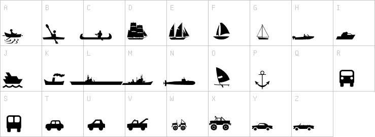 Uppercase characters