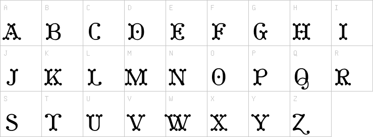Uppercase characters