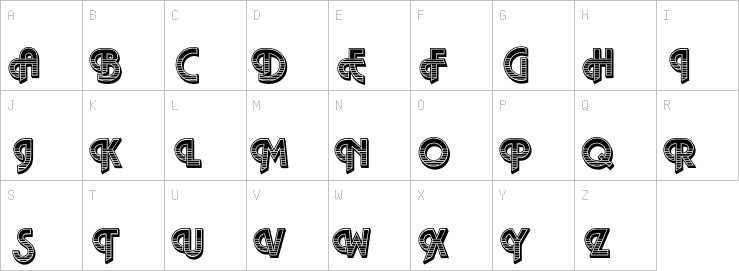 Uppercase characters