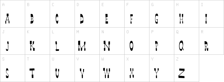 Uppercase characters