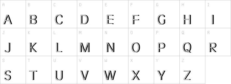 Uppercase characters
