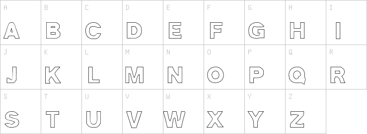 Uppercase characters