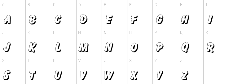 Uppercase characters