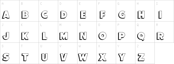 Uppercase characters