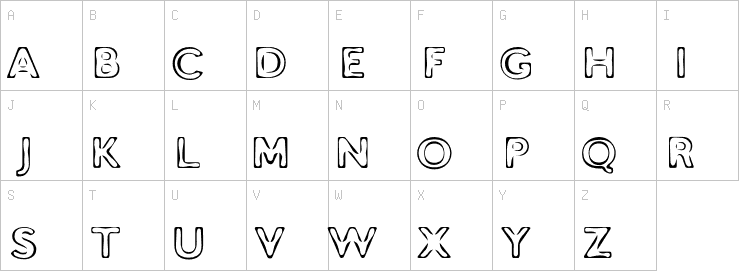 Uppercase characters