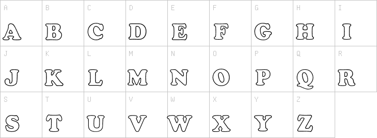 Uppercase characters