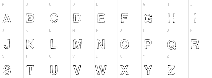Uppercase characters