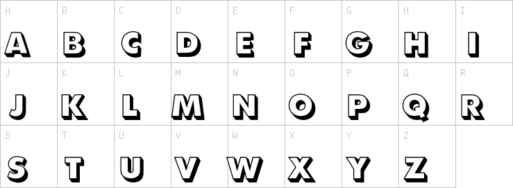 Uppercase characters