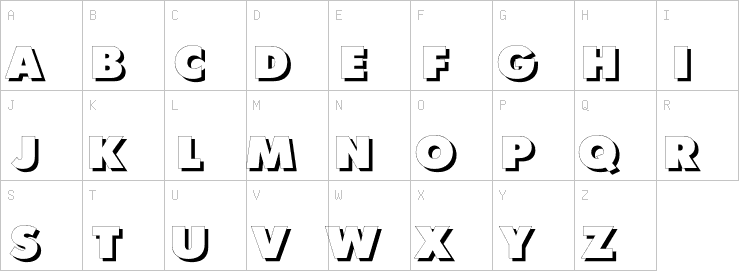 Uppercase characters