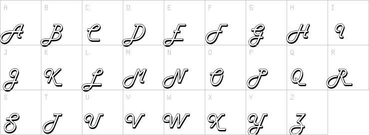 Uppercase characters