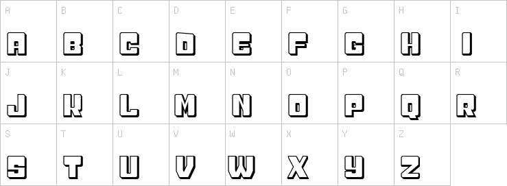 Uppercase characters