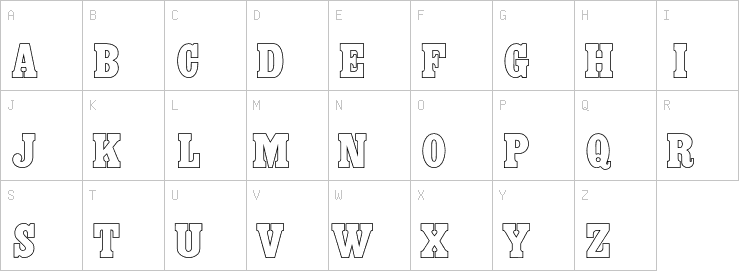 Uppercase characters