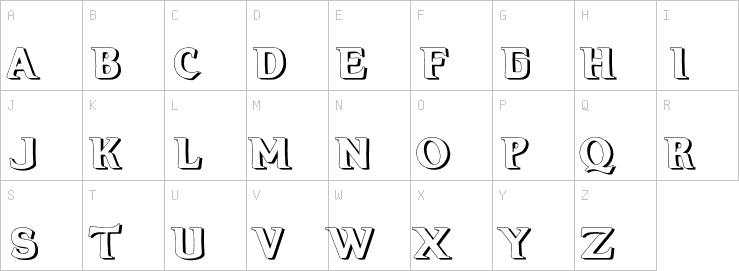 Uppercase characters