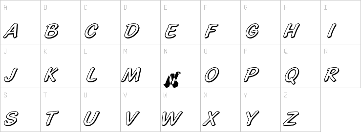 Uppercase characters