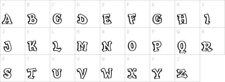 Uppercase characters