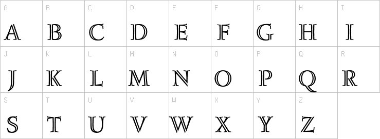 Uppercase characters