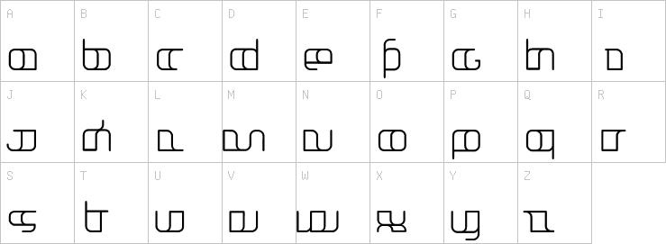 Uppercase characters