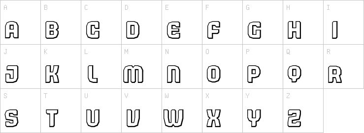 Uppercase characters