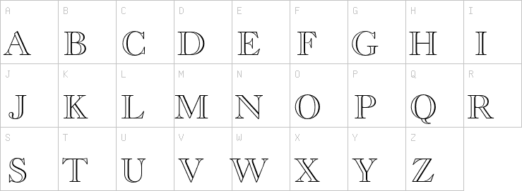 Uppercase characters