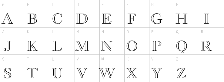 Uppercase characters