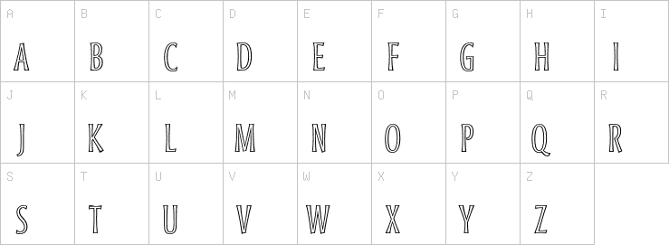 Uppercase characters