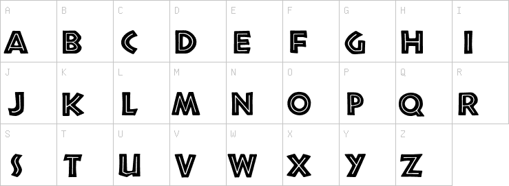 Uppercase characters