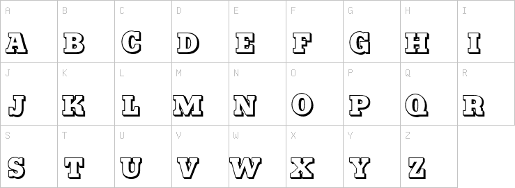 Uppercase characters