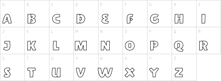 Uppercase characters