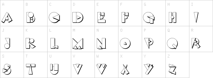 Uppercase characters