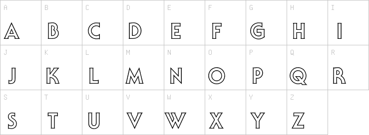 Uppercase characters