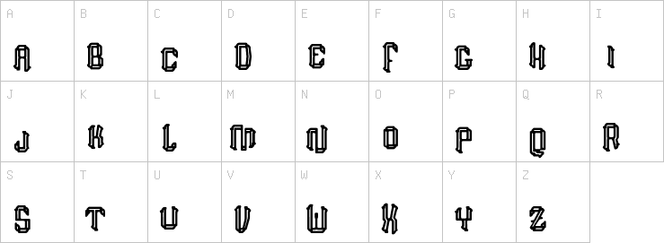 Uppercase characters