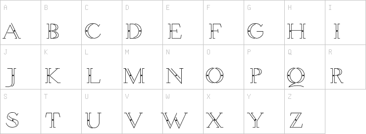 Uppercase characters