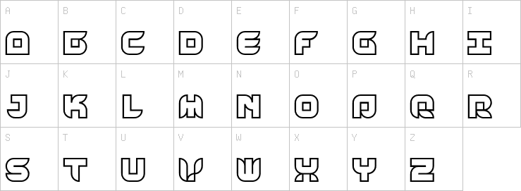 Uppercase characters