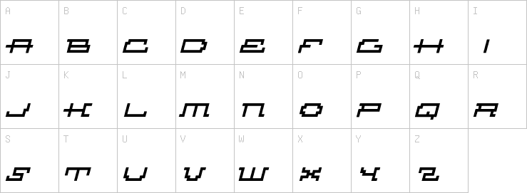 Uppercase characters