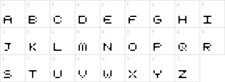 Uppercase characters