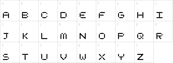 Uppercase characters