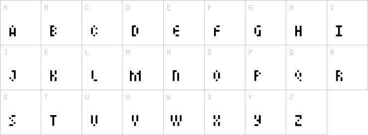 Uppercase characters