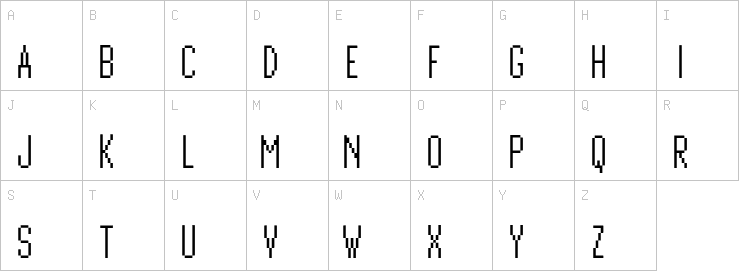 Uppercase characters