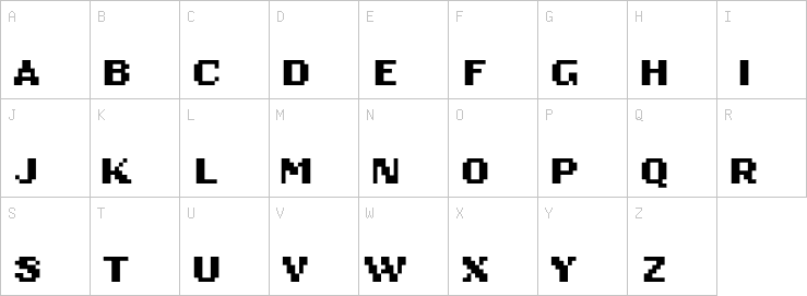 Uppercase characters