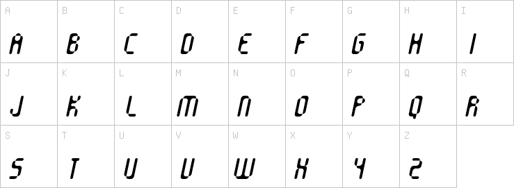 Uppercase characters