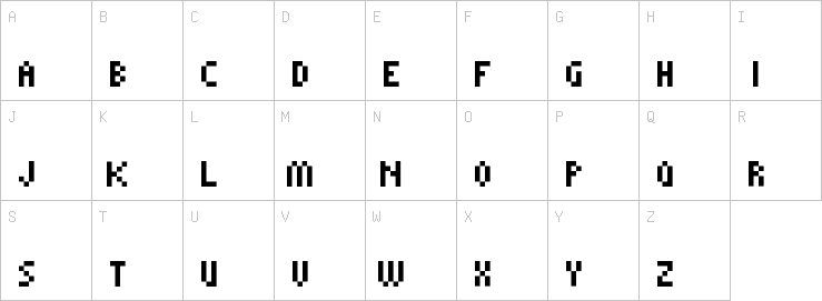 Uppercase characters