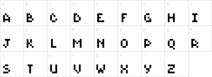 Uppercase characters