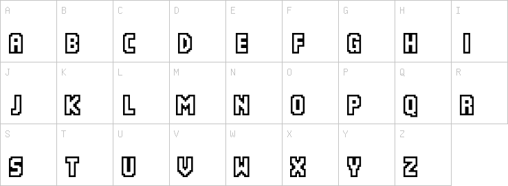 Uppercase characters